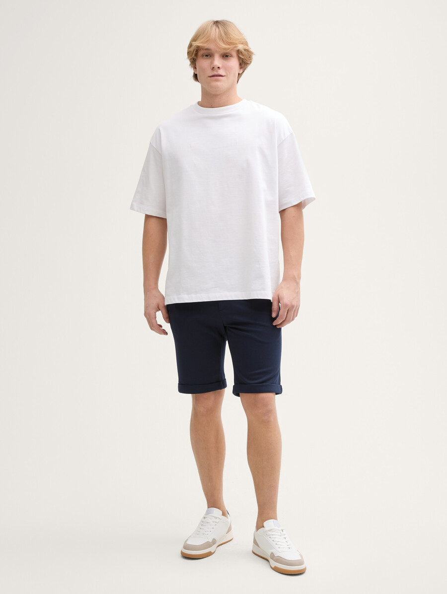 short chino slim en piqué