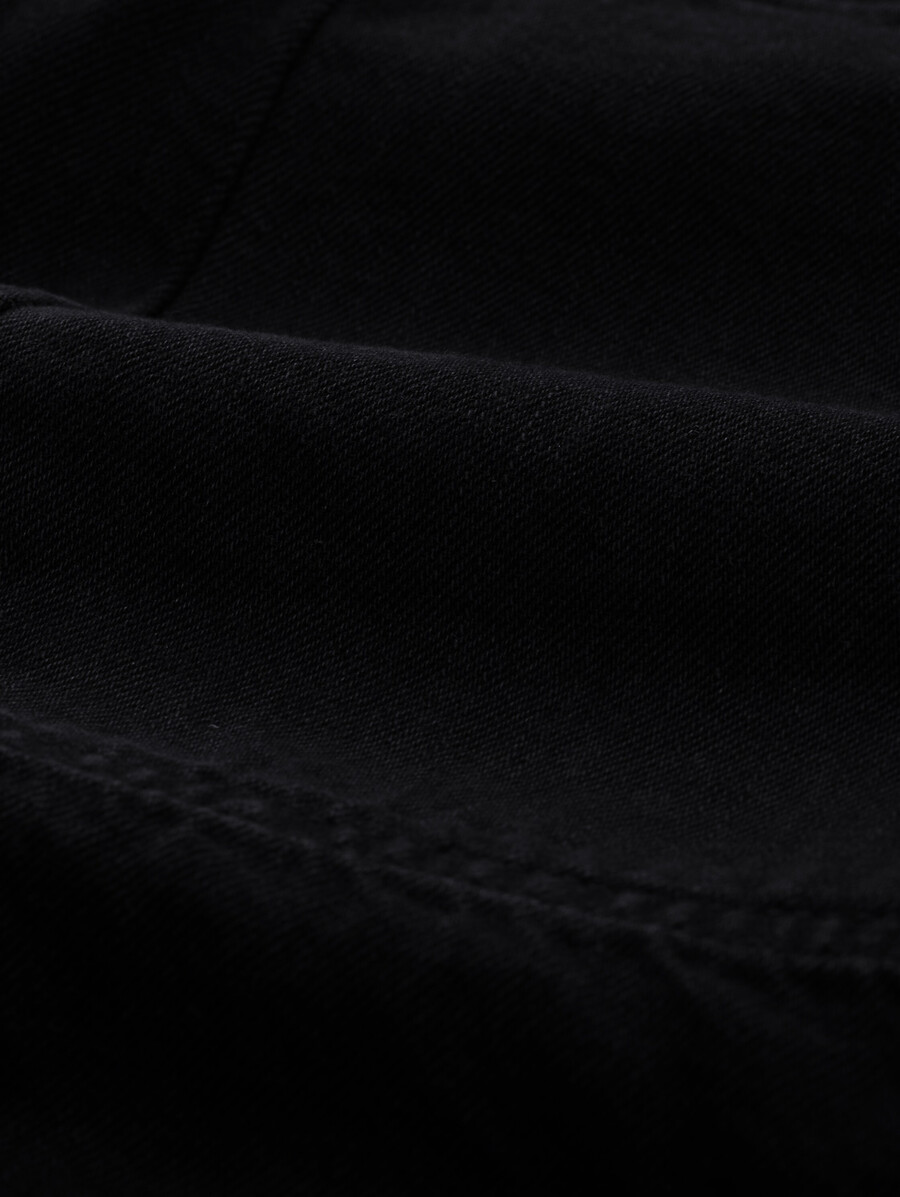 short en jean à sac en papier