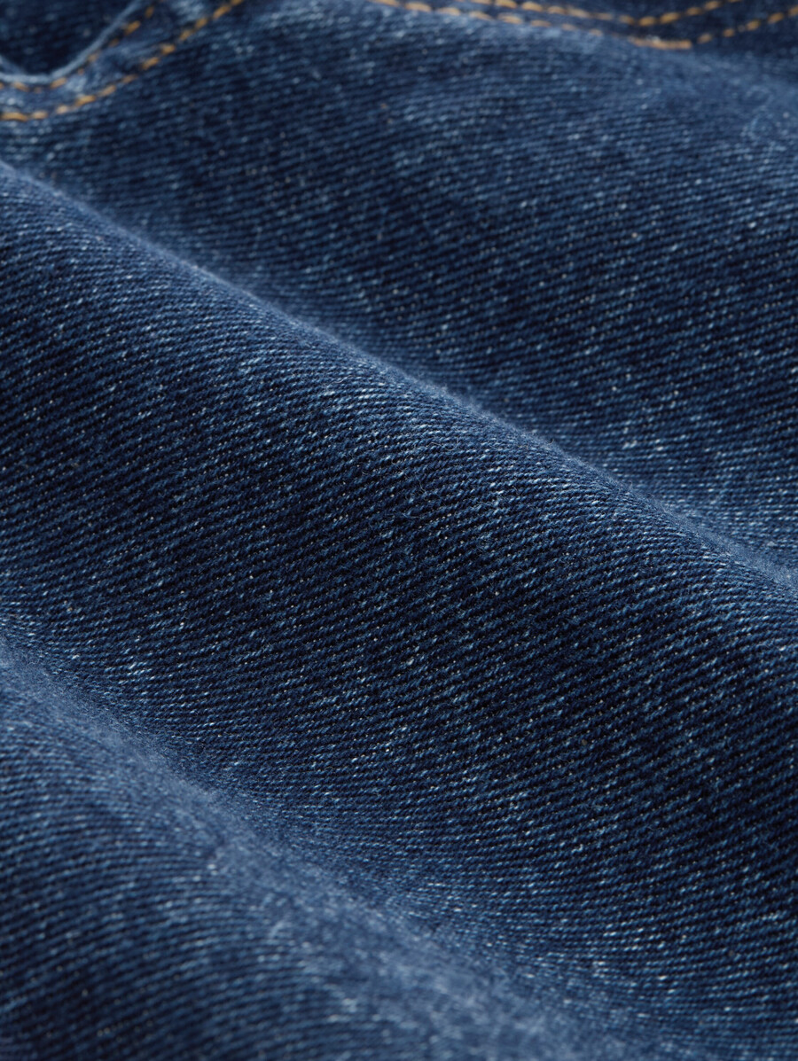 short en jean taille haute mom