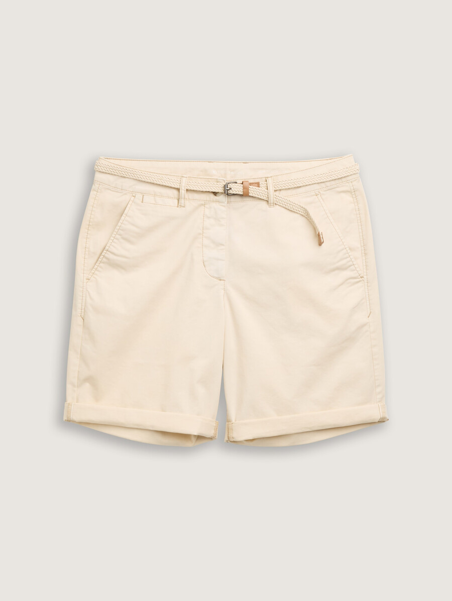 bermuda chino avec ceinture