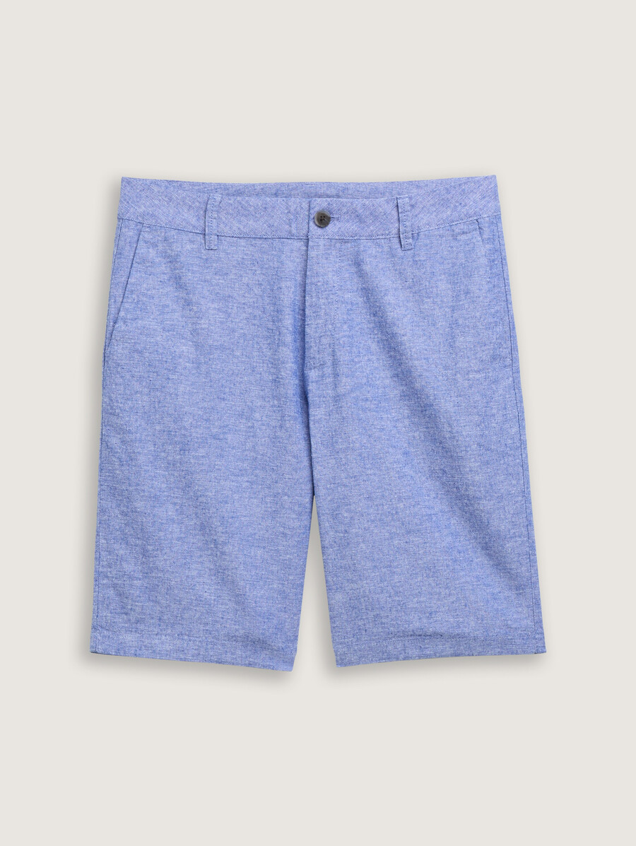 short décontracté en lin