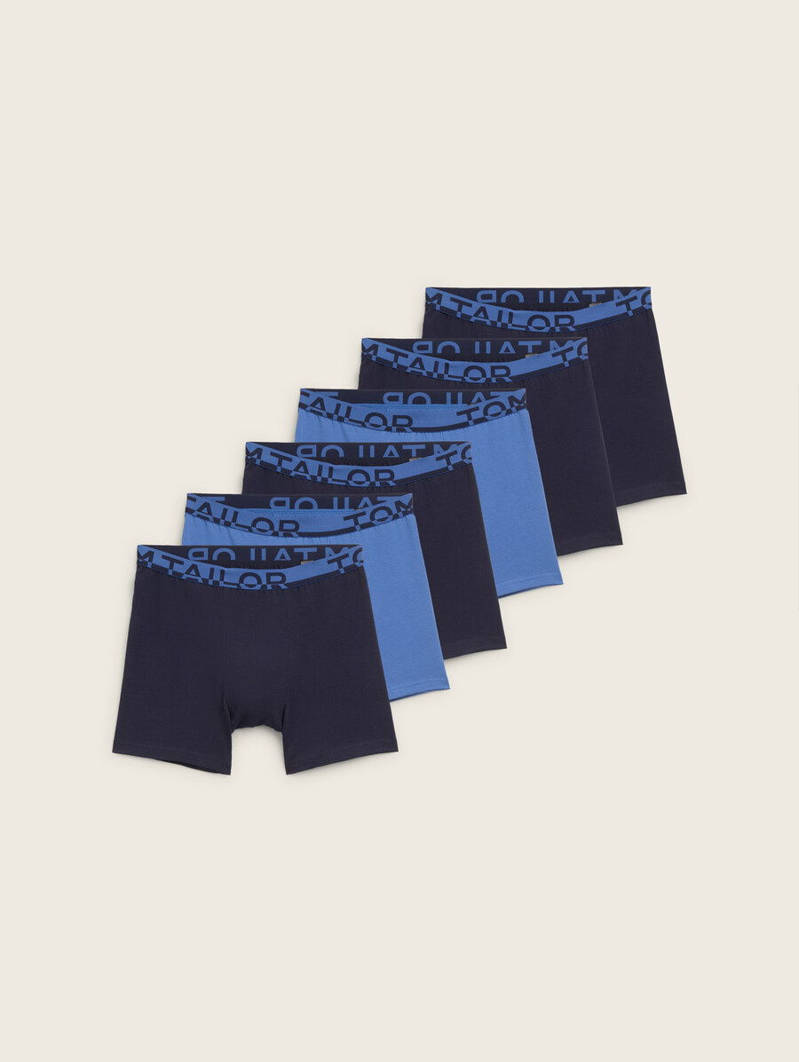 boxers mi-longs en pack de 6