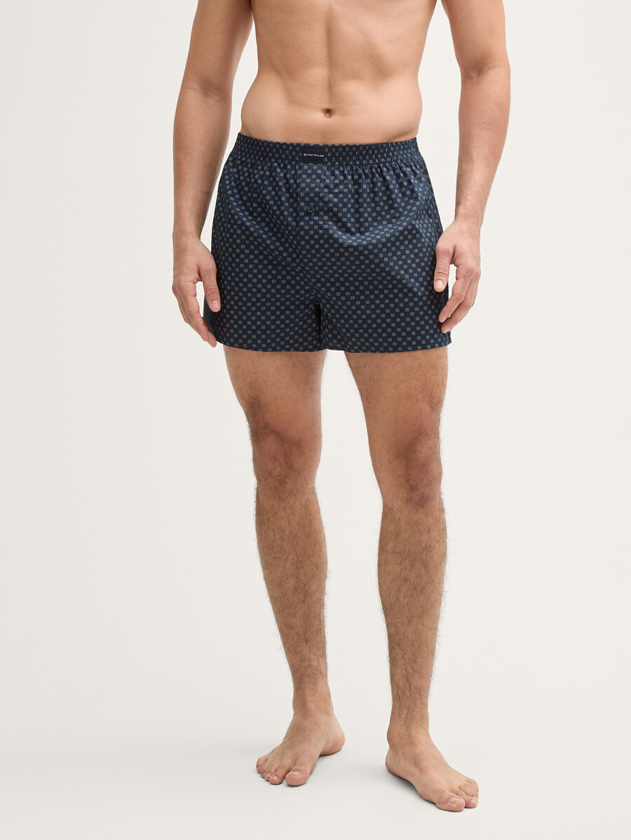 boxers en popeline lot de 2