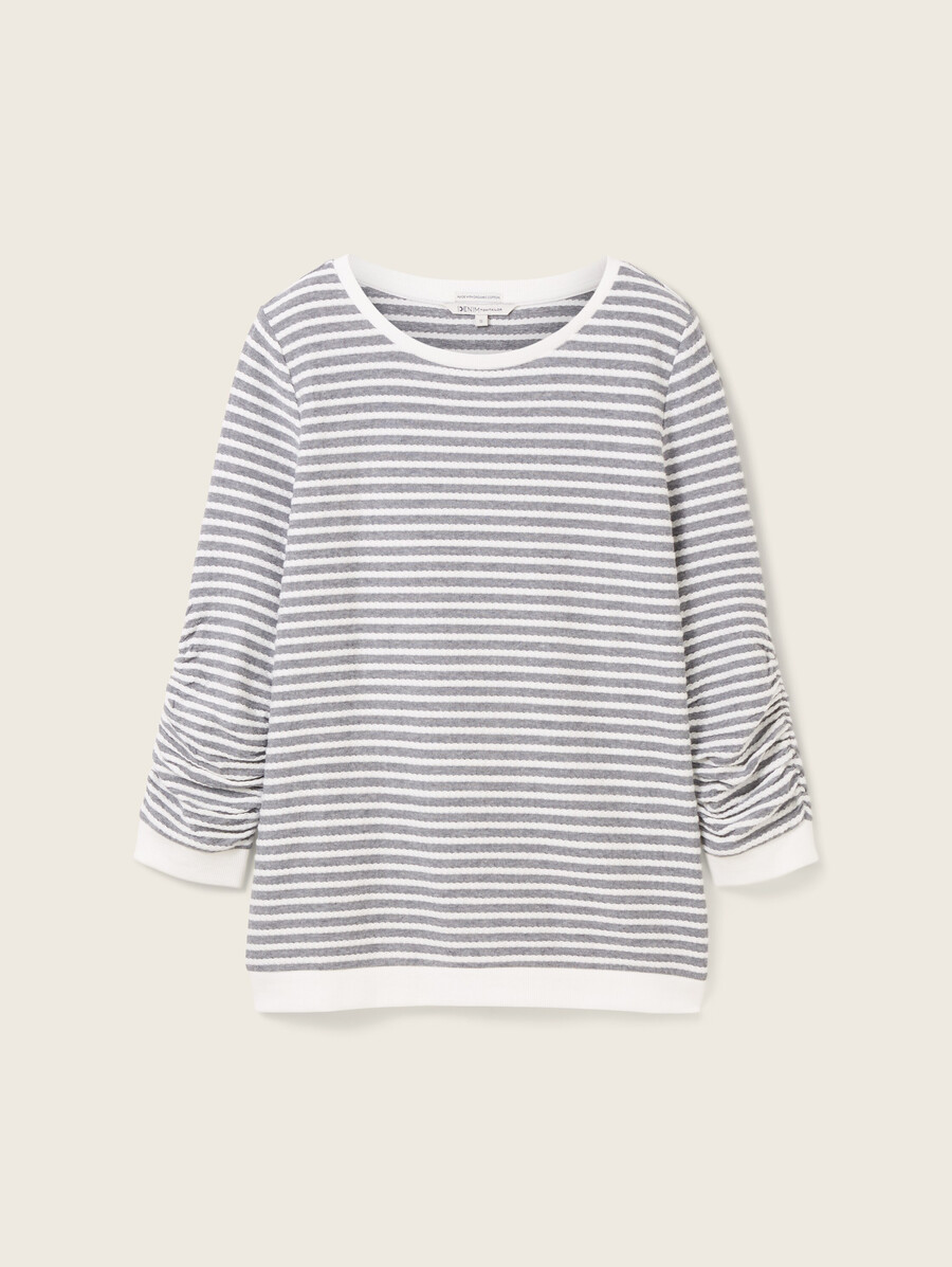 sweat-shirt à rayures