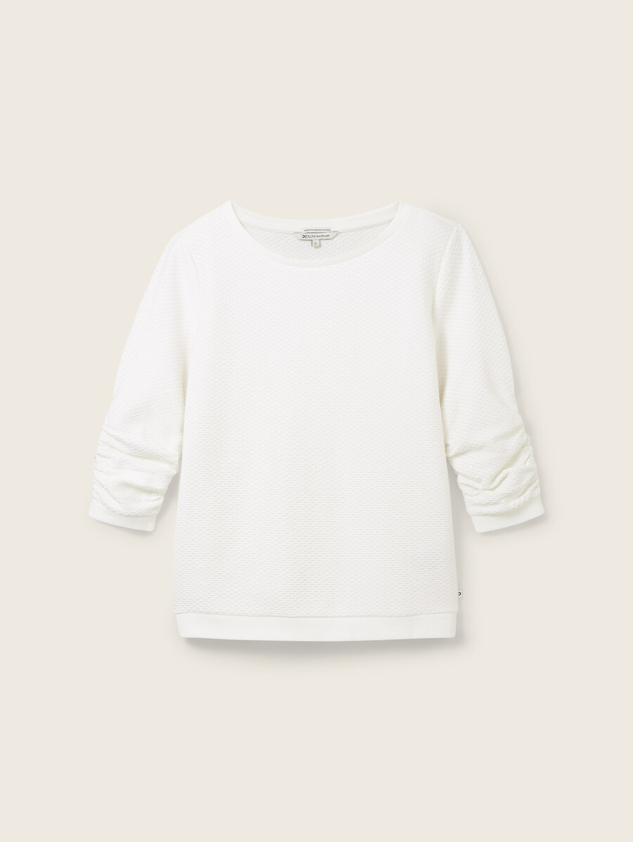 sweat-shirt à volants