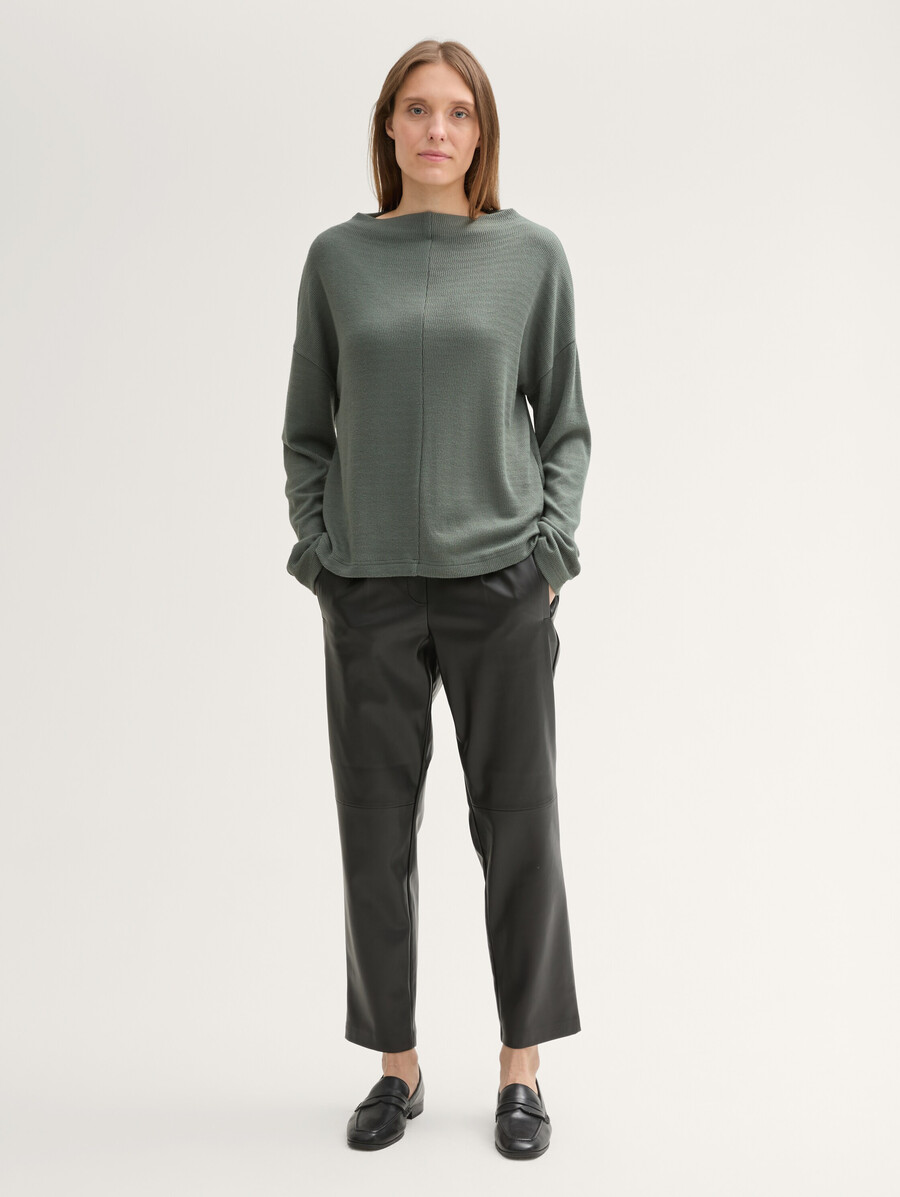 sweat-shirt texturé