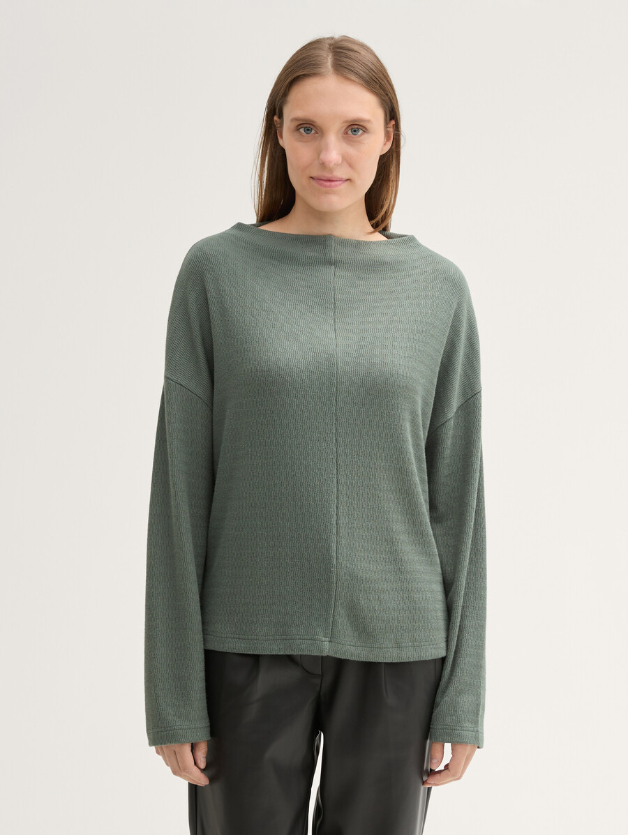 sweat-shirt texturé