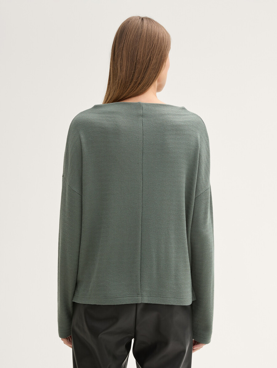 sweat-shirt texturé