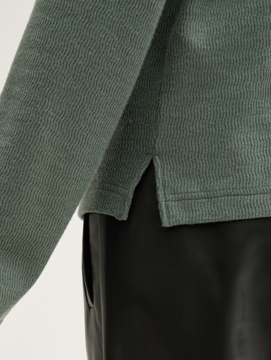sweat-shirt texturé