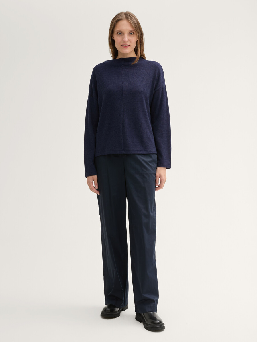 sweat-shirt texturé