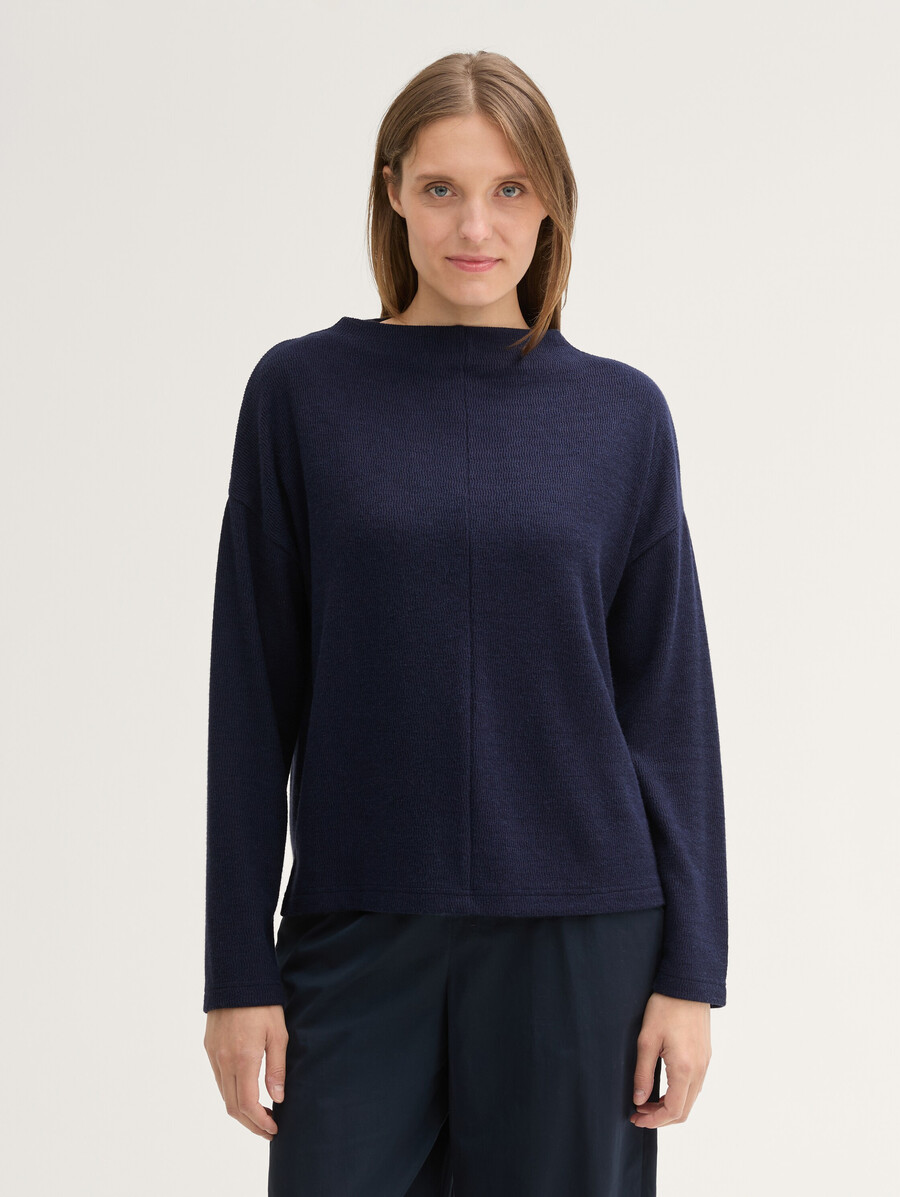 sweat-shirt texturé