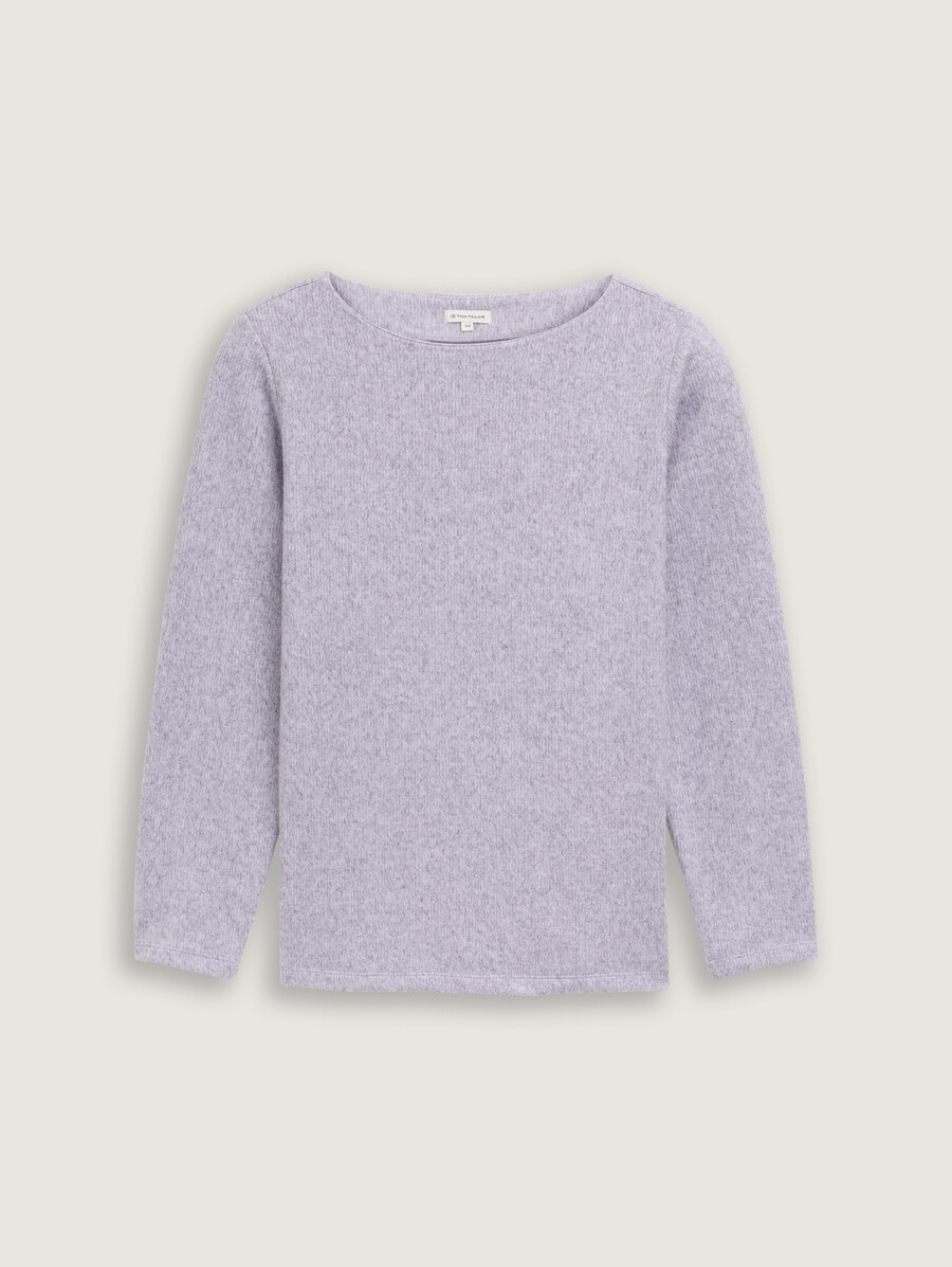 sweat-shirt grande taille doux au toucher avec détails de boutons