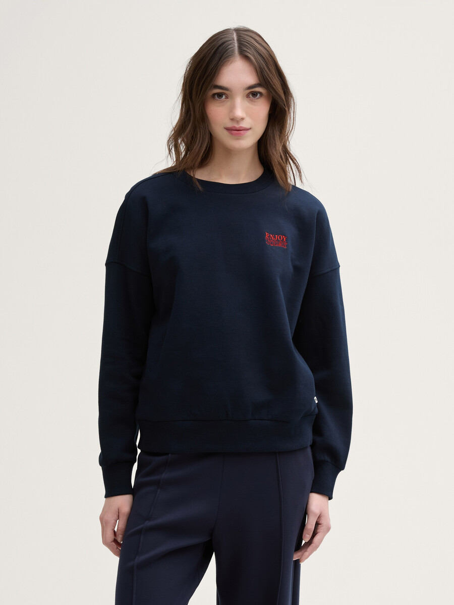 sweat-shirt ample