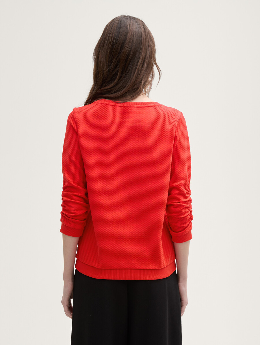 sweat-shirt à volants