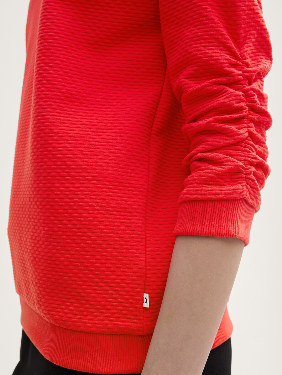 sweat-shirt à volants