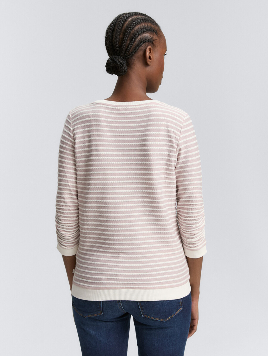sweat-shirt à rayures