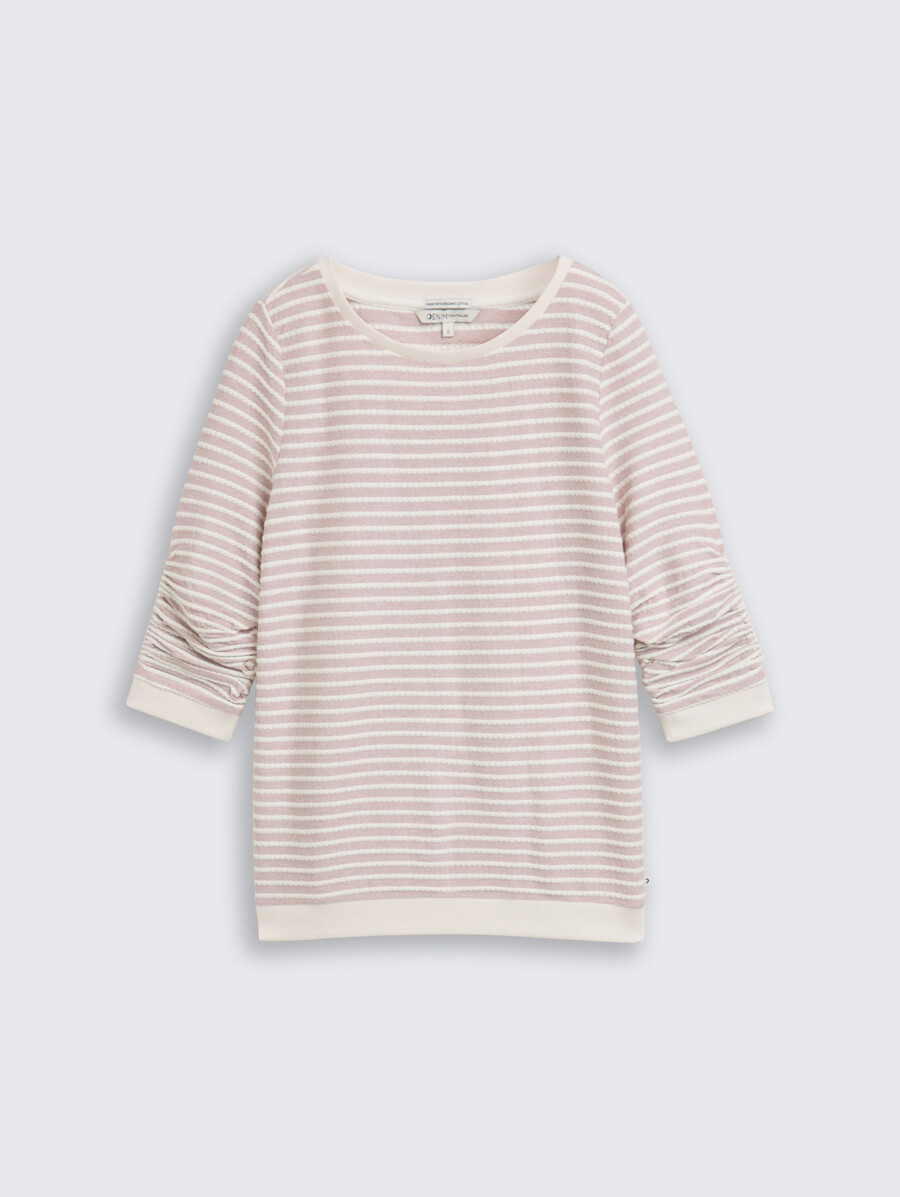 sweat-shirt à rayures