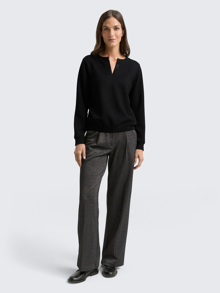 sweat-shirt de plongée avec strass