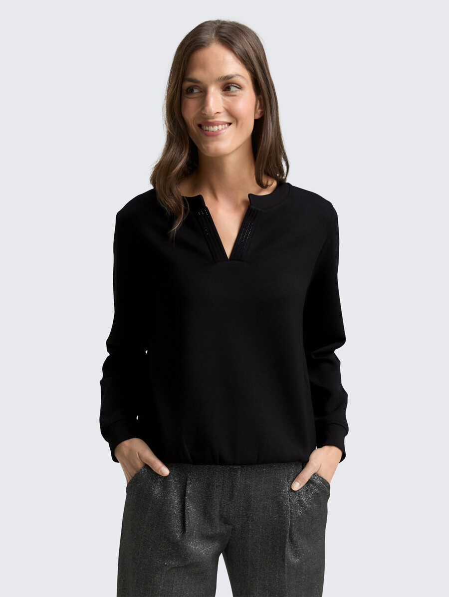 sweat-shirt de plongée avec strass