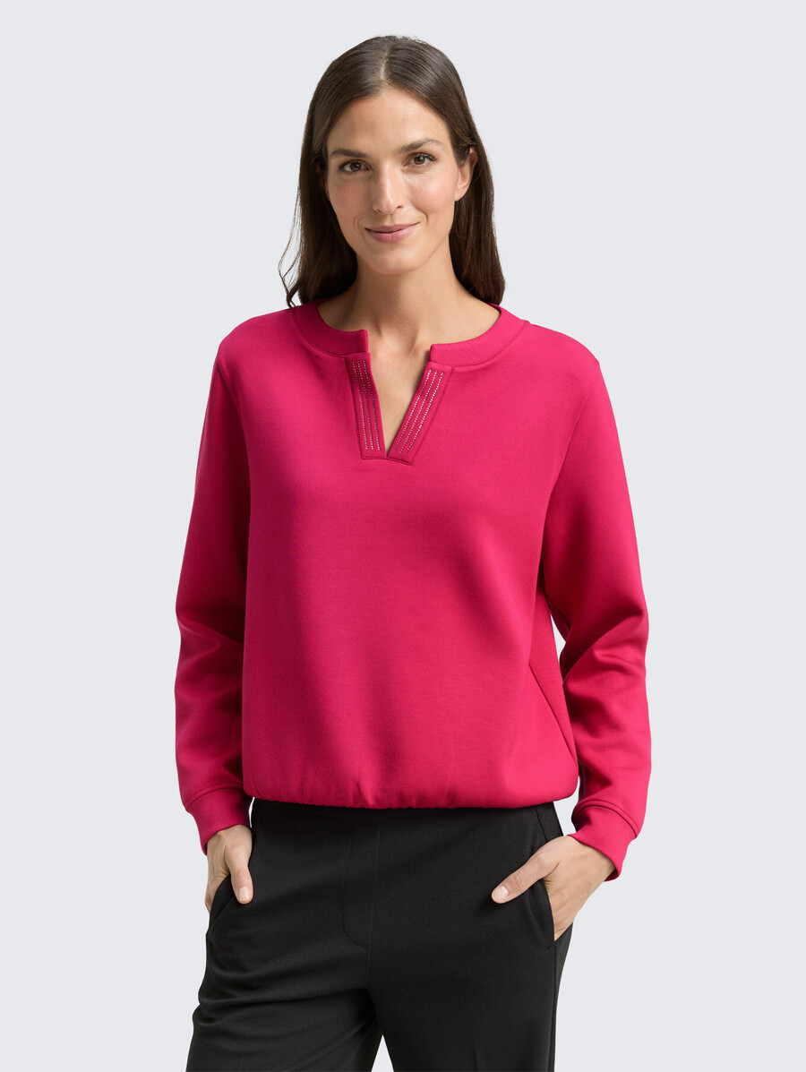 sweat-shirt de plongée avec strass