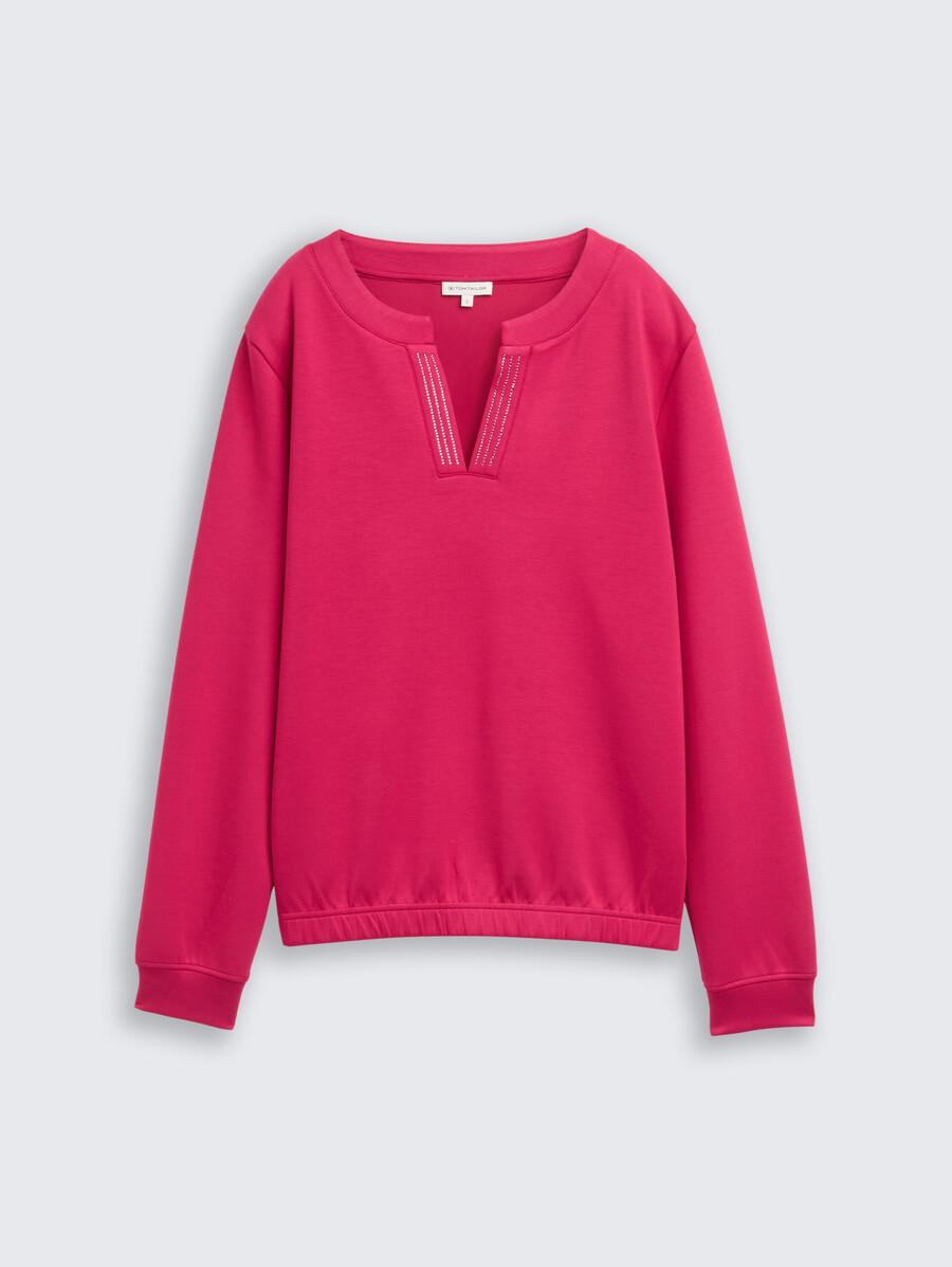 sweat-shirt de plongée avec strass