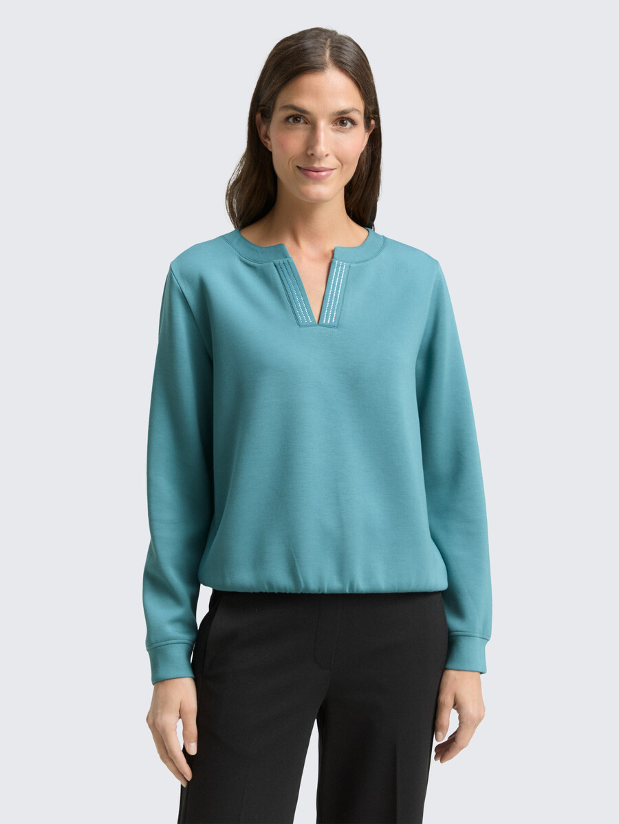 sweat-shirt de plongée avec strass