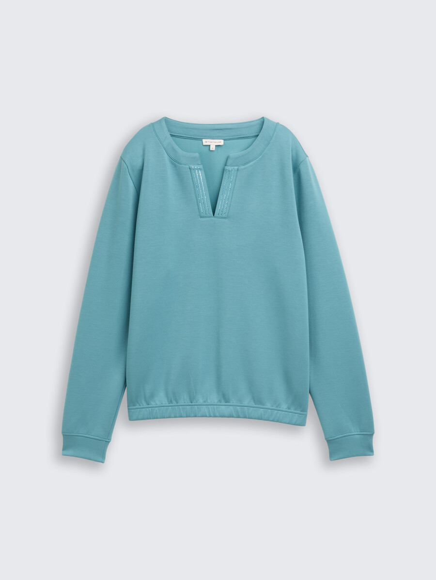 sweat-shirt de plongée avec strass
