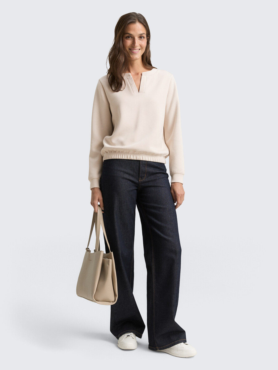 sweat-shirt de plongée avec strass