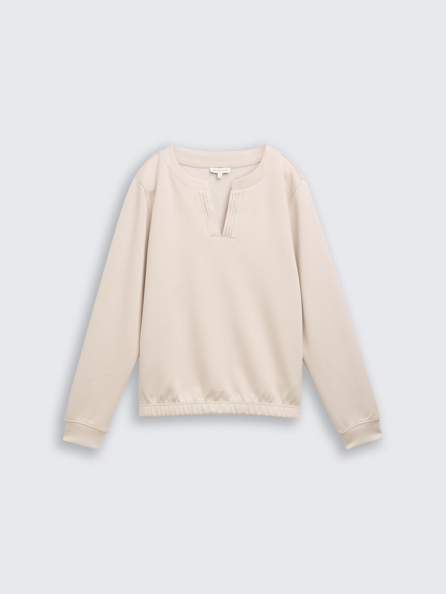 sweat-shirt de plongée avec strass