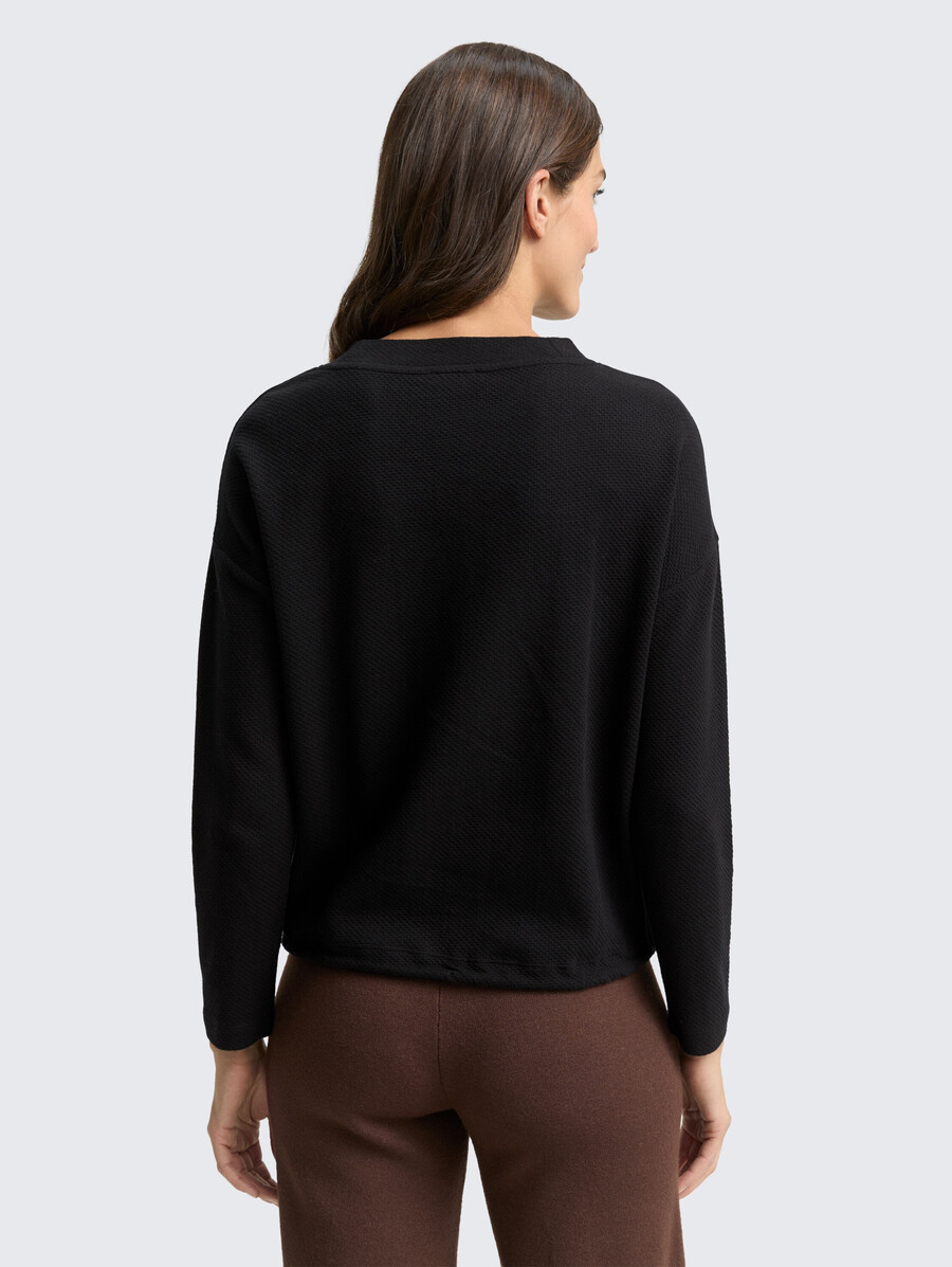 sweat-shirt ample