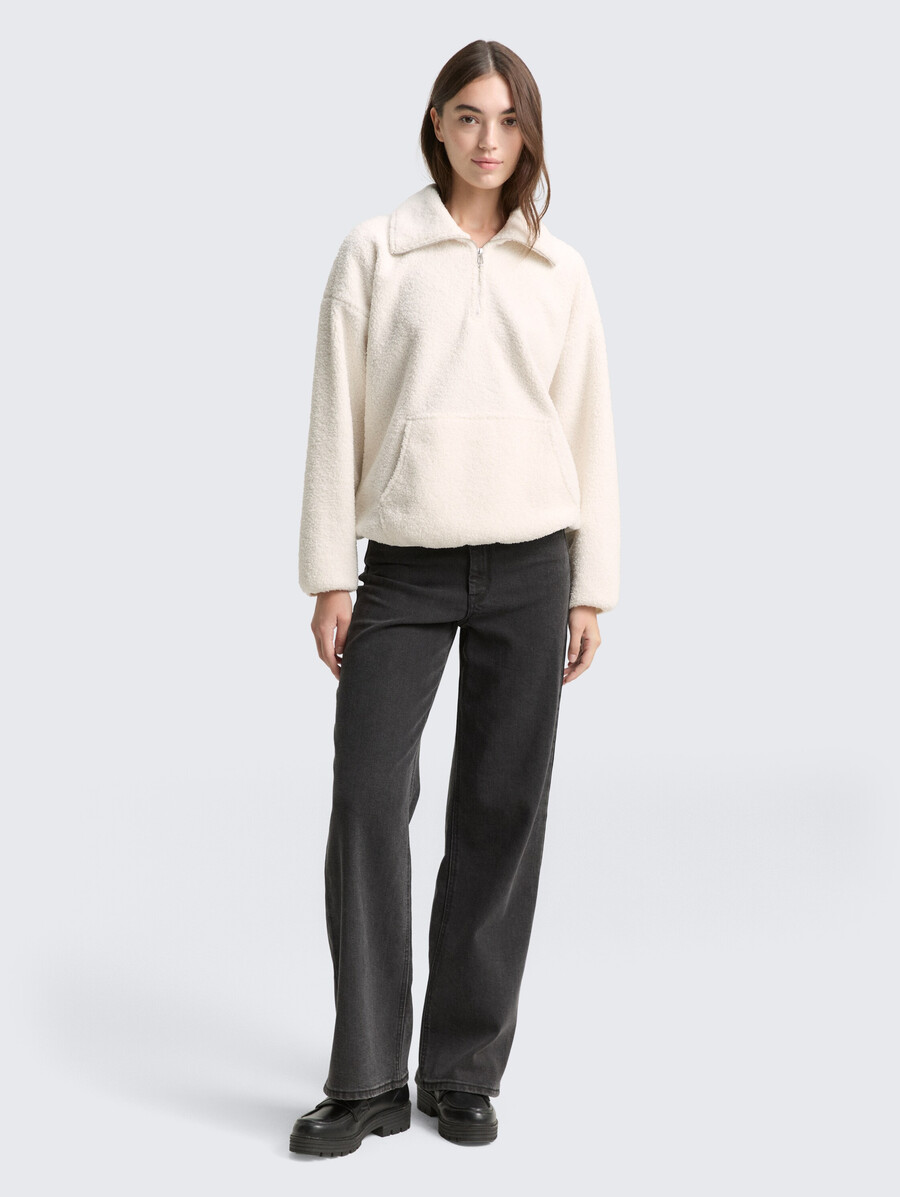 sweat-shirt teddy ample