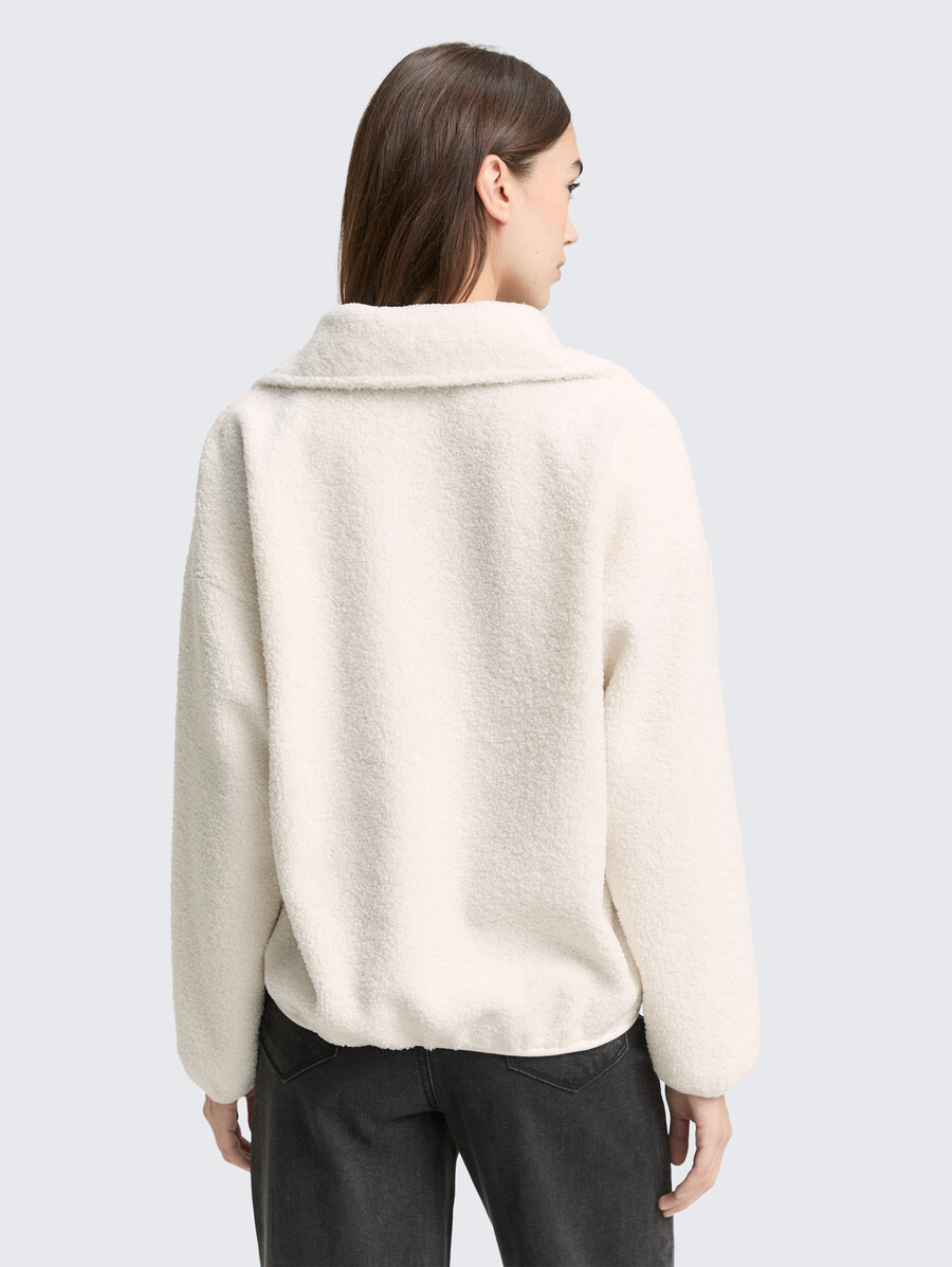 sweat-shirt teddy ample