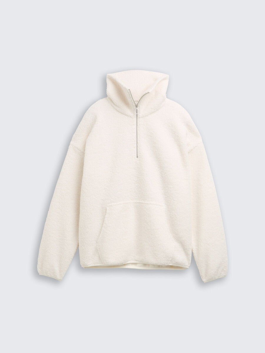 sweat-shirt teddy ample