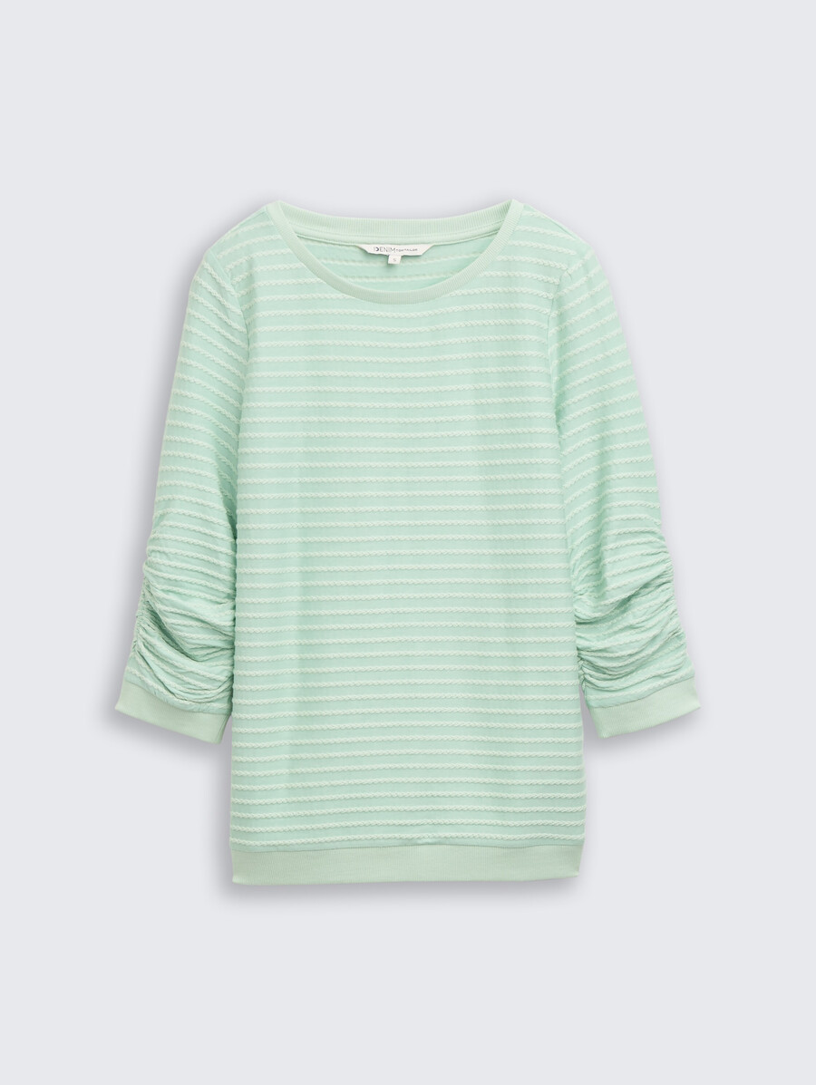 sweat-shirt à rayures