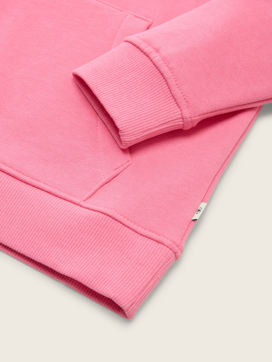 sweat à capuche imprimé avec logo