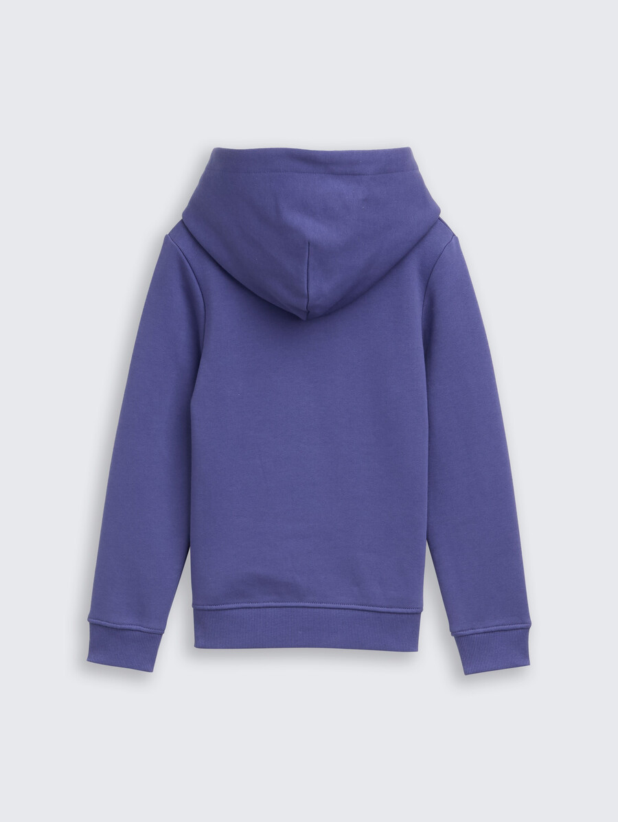 sweat à capuche imprimé avec logo