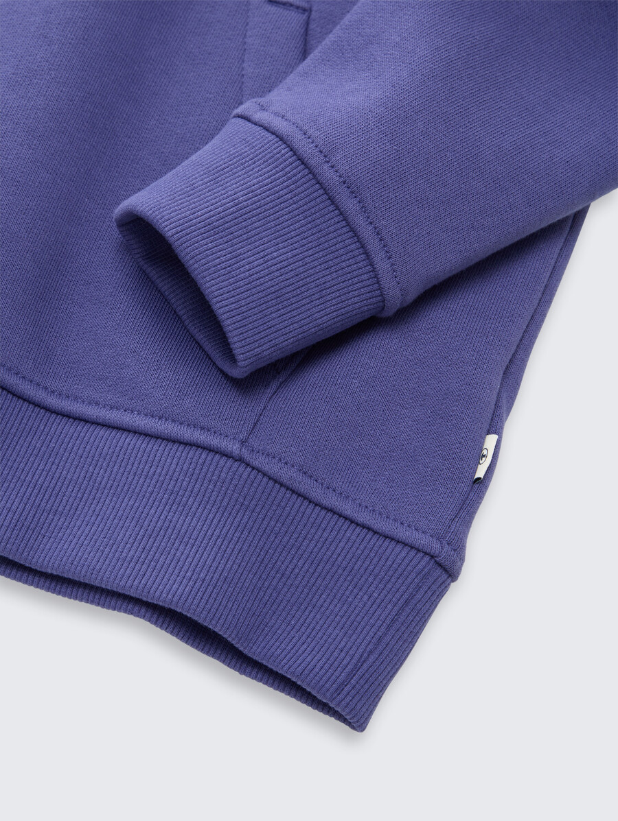 sweat à capuche imprimé avec logo