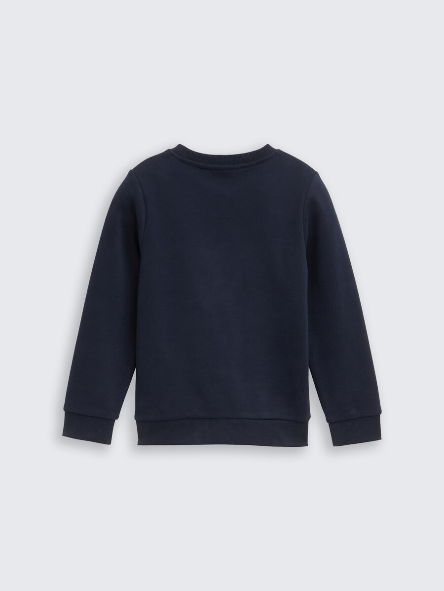 sweat-shirt à imprimé pailleté