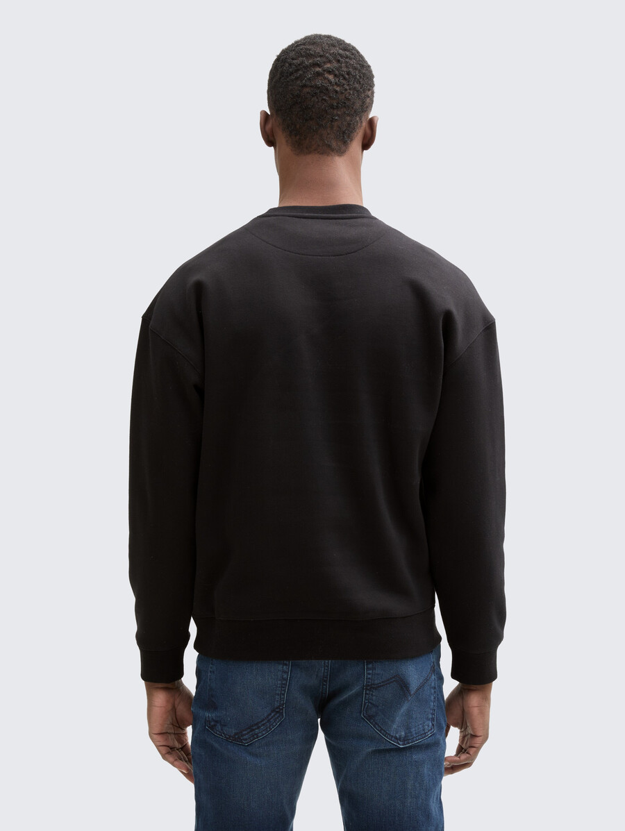 sweat-shirt décontracté avec logo imprimé