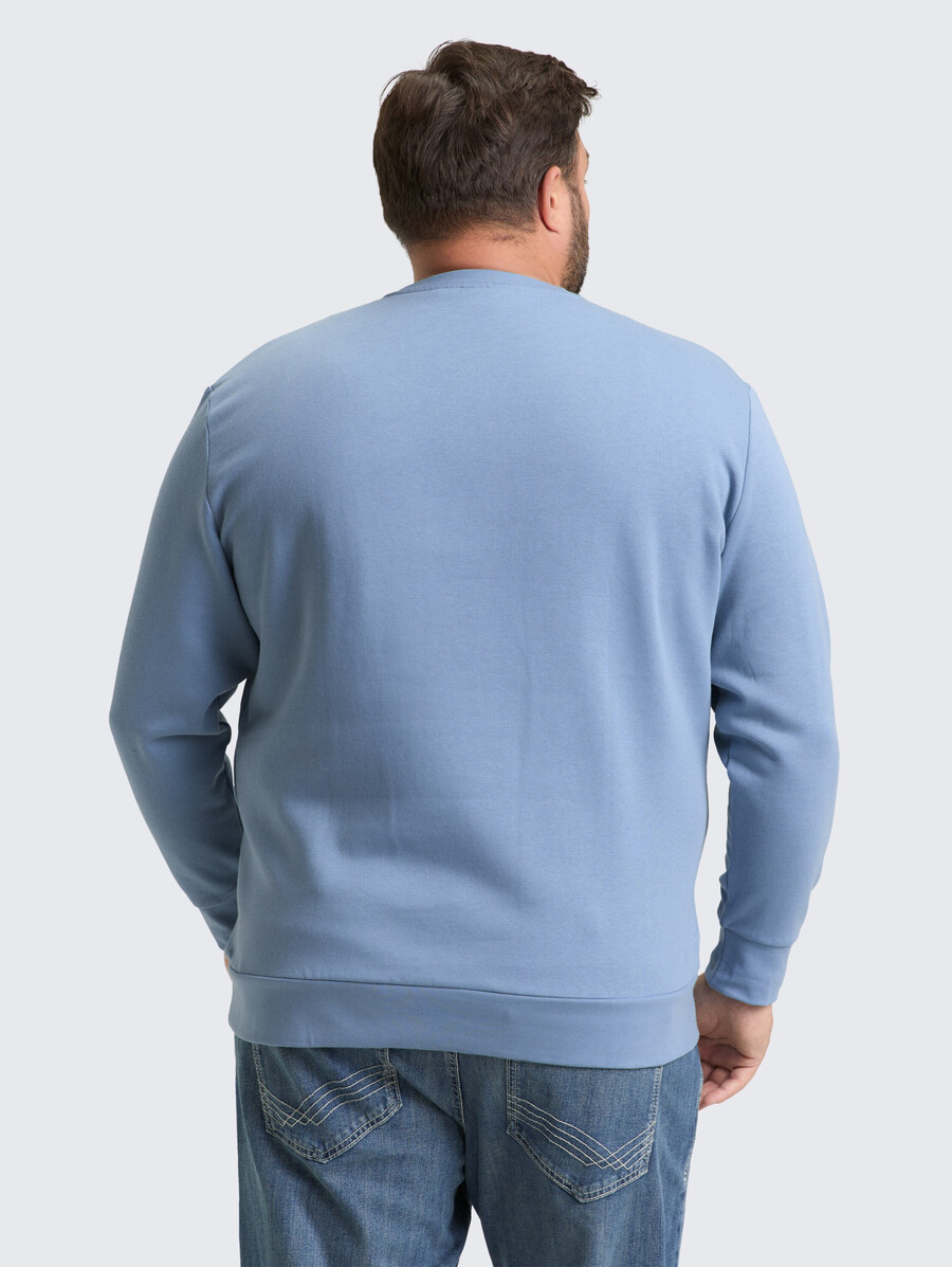 sweat-shirt grande taille avec logo imprimé