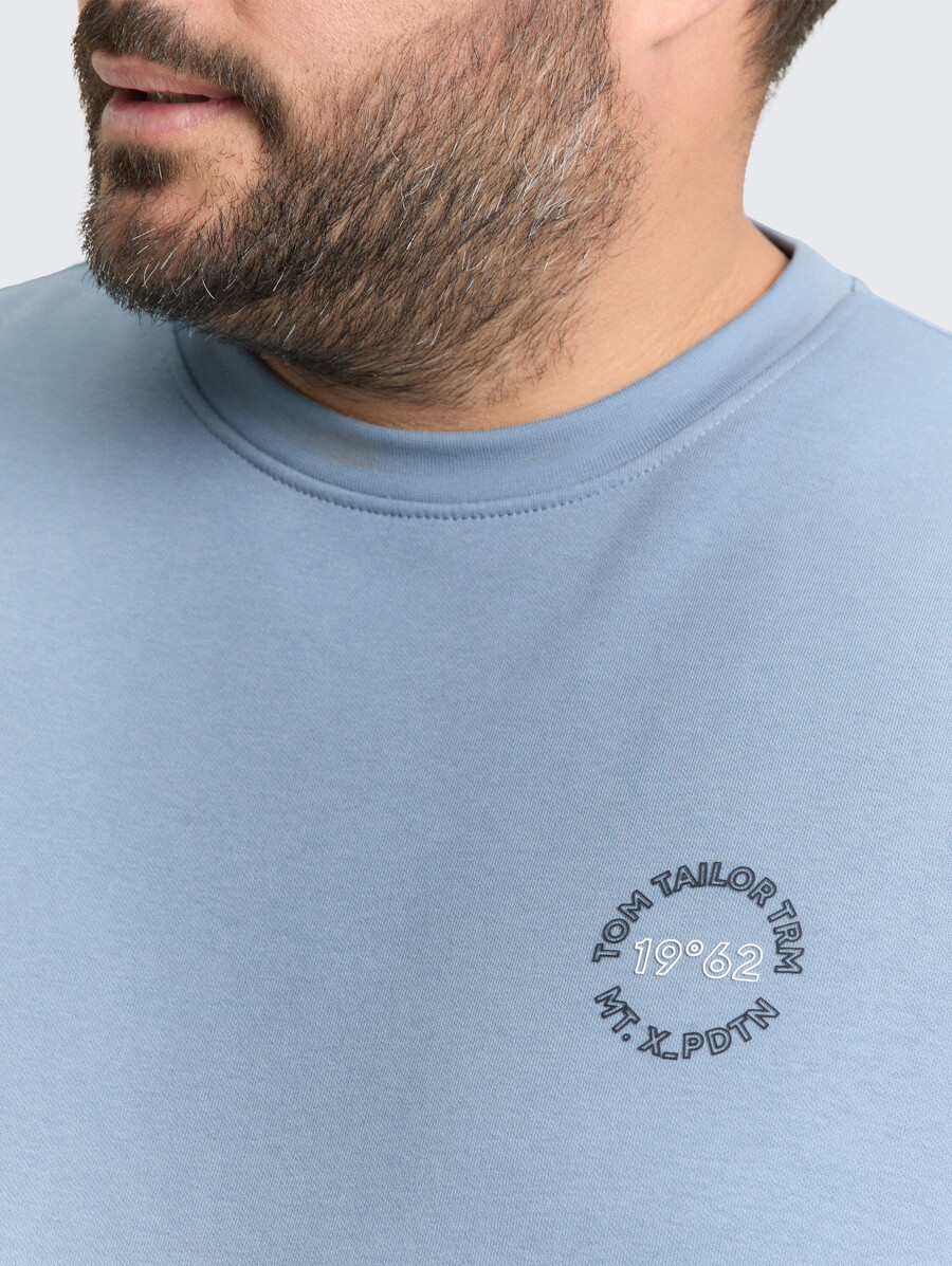 sweat-shirt grande taille avec logo imprimé