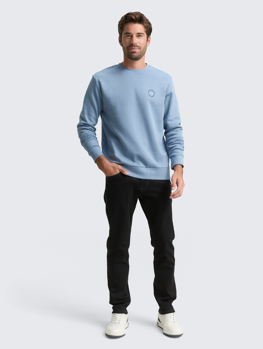 sweat-shirt imprimé avec logo