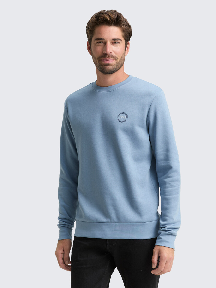 sweat-shirt imprimé avec logo