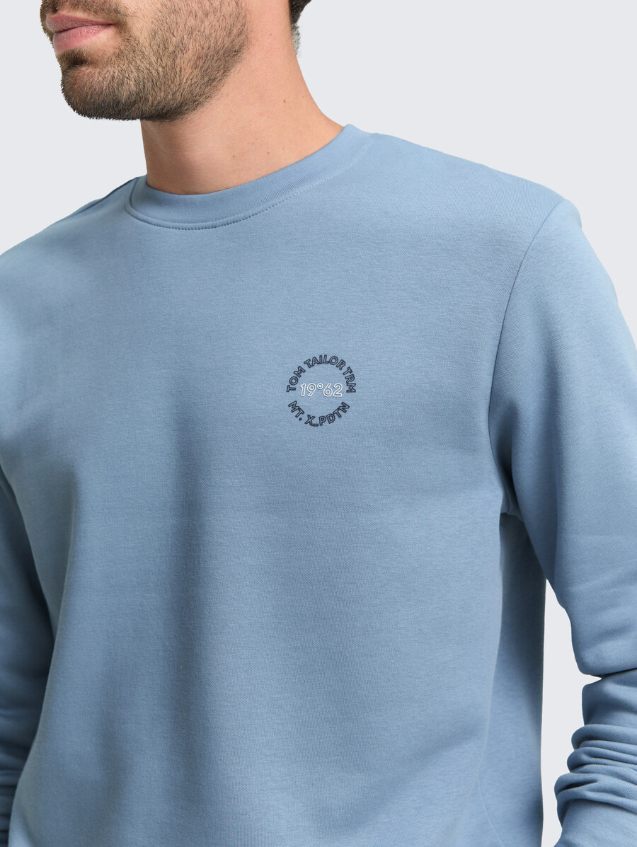sweat-shirt imprimé avec logo