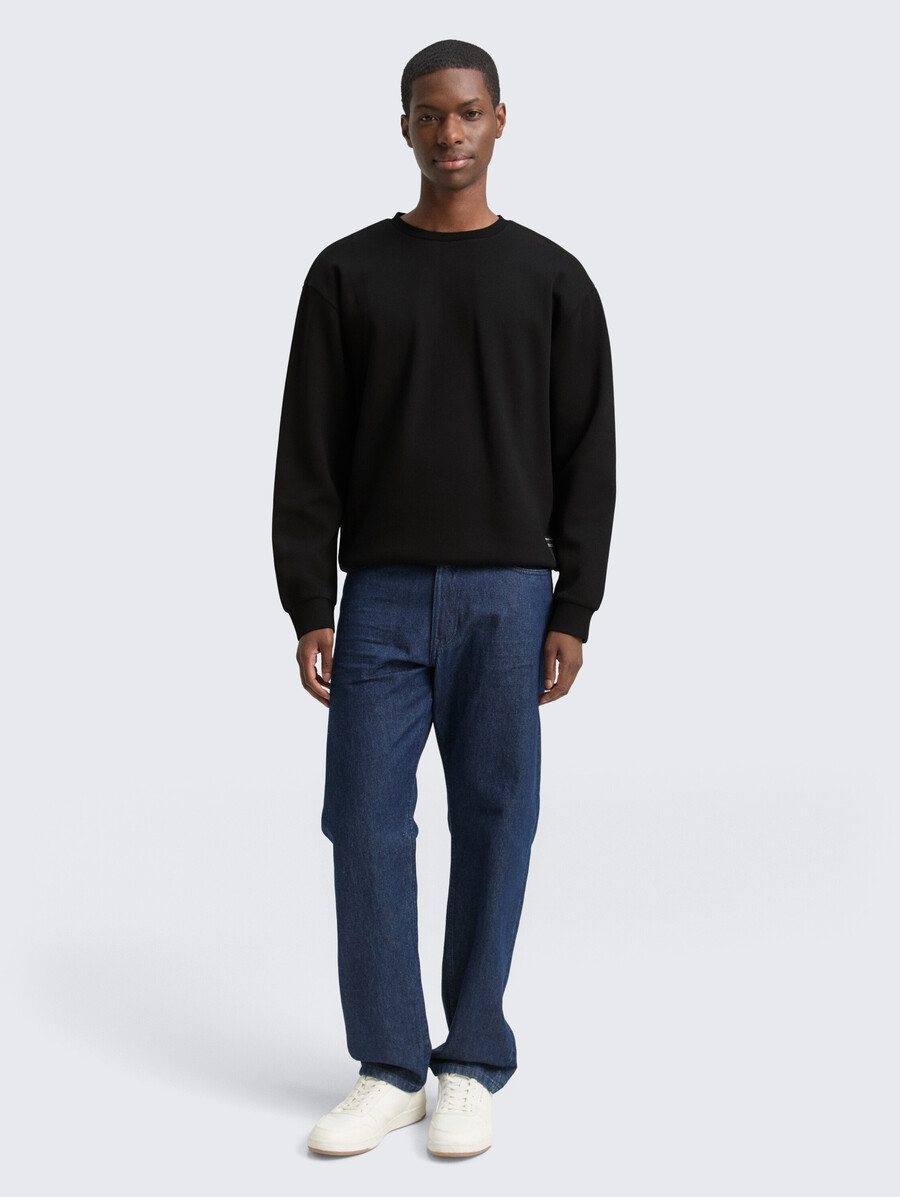 sweat-shirt avec badge logo