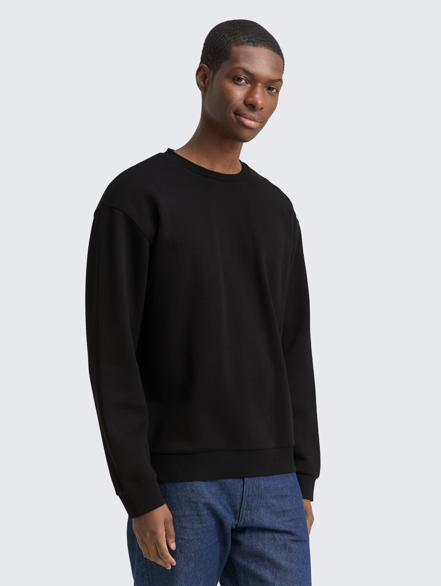 sweat-shirt avec badge logo