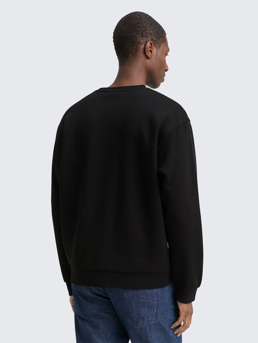 sweat-shirt avec badge logo