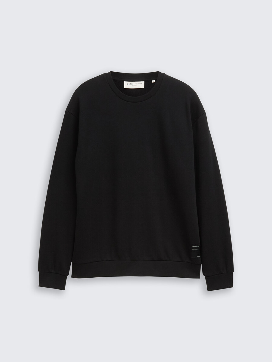 sweat-shirt avec badge logo