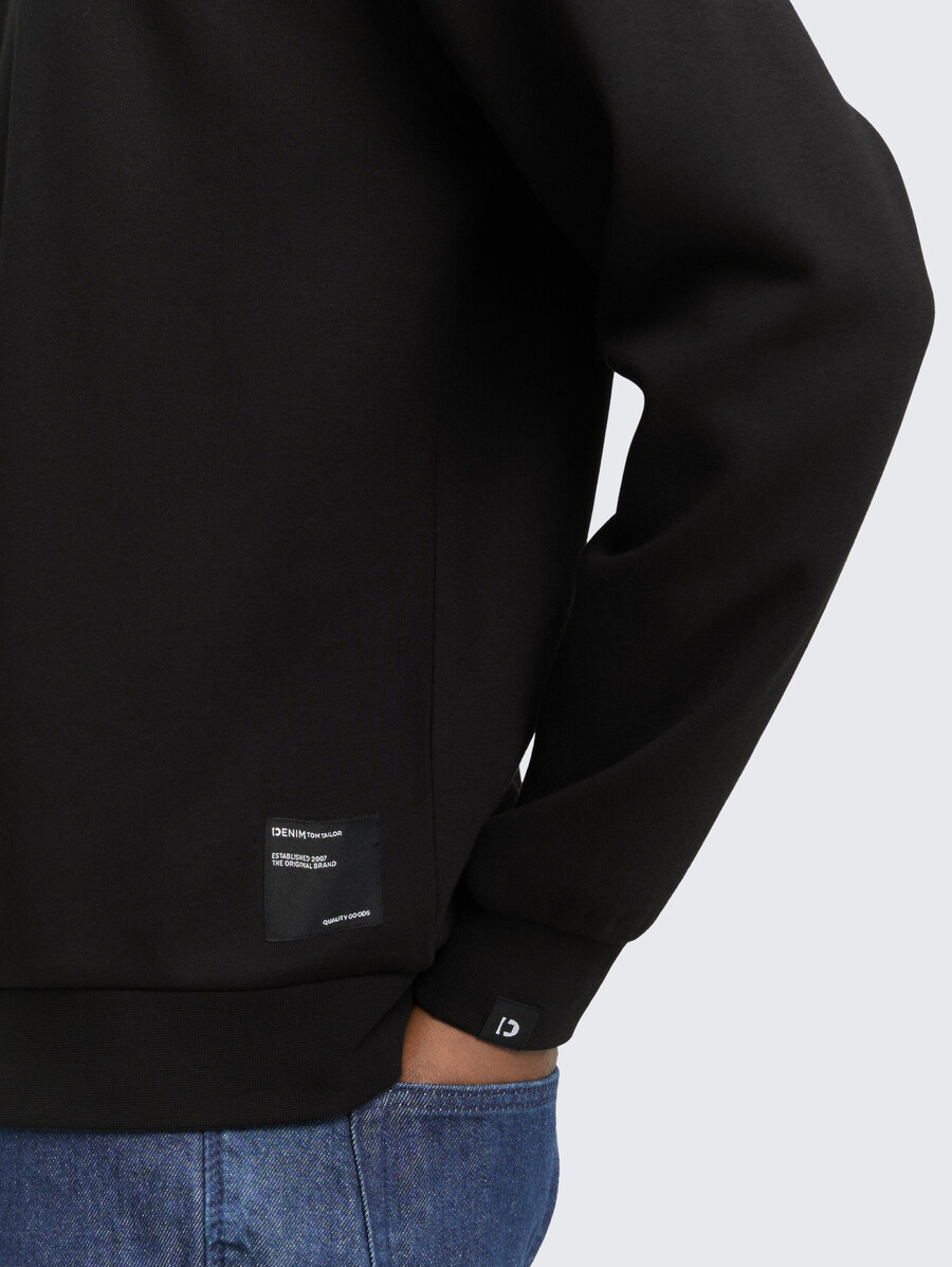 sweat-shirt avec badge logo