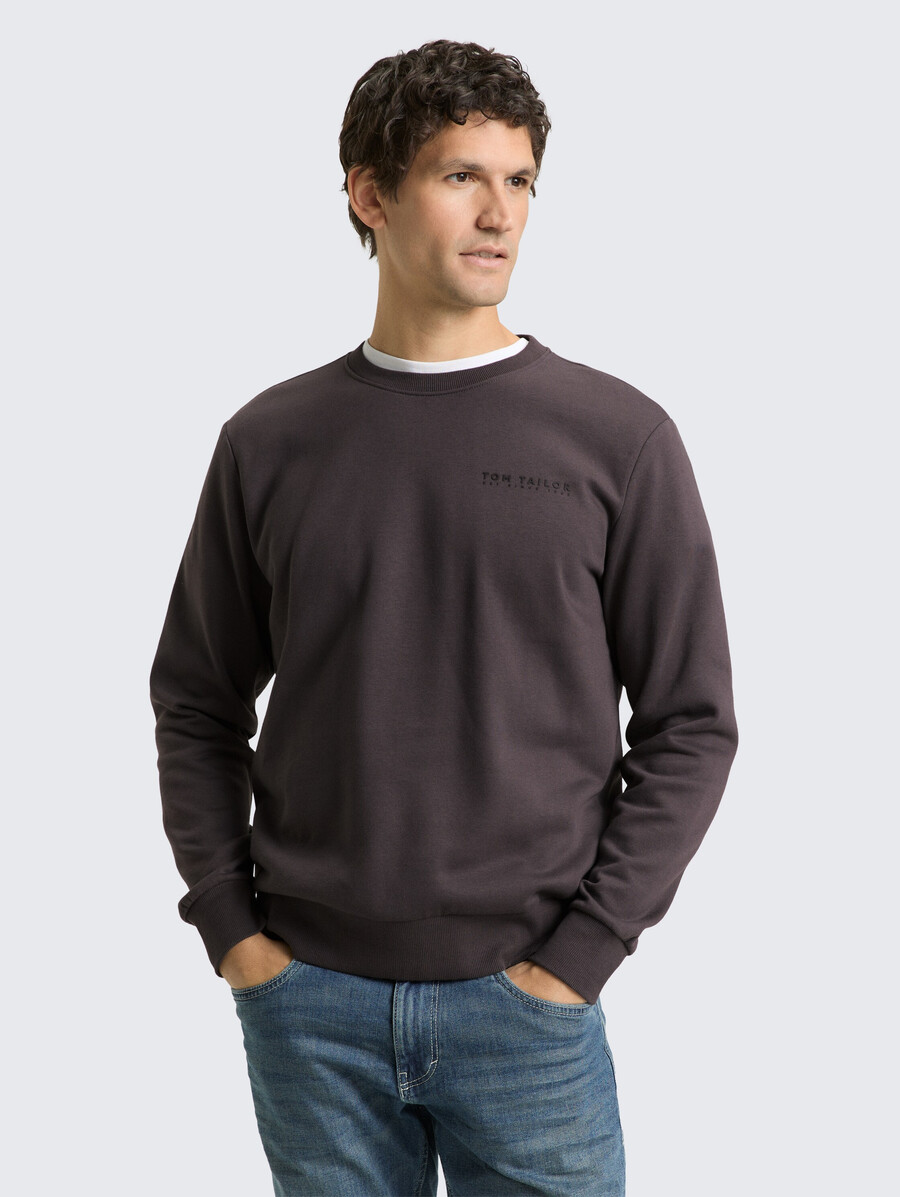 sweat-shirt à col rond
